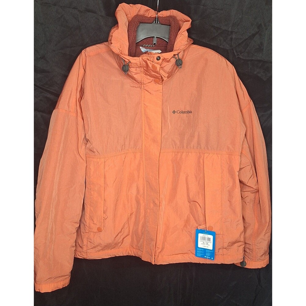 Columbia Women's Small Laurelwoods II Interchange Hooded Jacket - Faded Peach